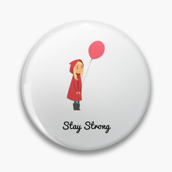 Item preview, Stay Strong girl | red ballon  designed and sold by EnlightParis.