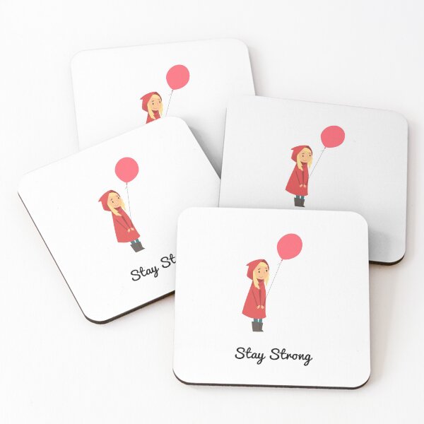 Item preview, Stay Strong girl | red ballon  designed and sold by EnlightParis.