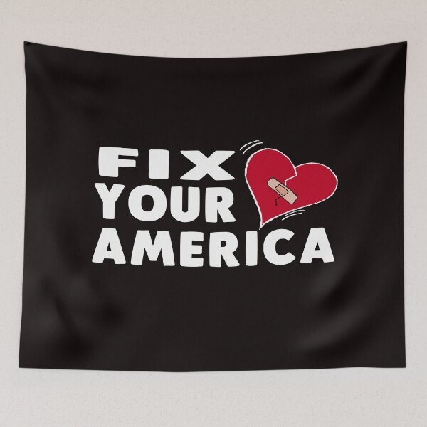 Item preview, fix your heart america T-shirt  designed and sold by Majesticoo.