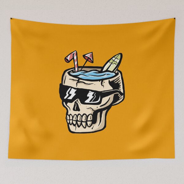 Item preview, SURF DRINK SKULL DESIGN designed and sold by Picspot.