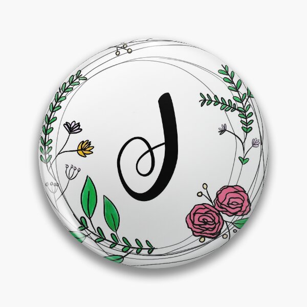 Aperçu de l'œuvre Couronne florale initiale créée et vendue par CleverBerry.