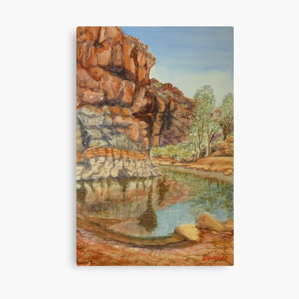 Item preview, Barraranna Waterhole, Flinders Ranges designed and sold by Virginia  Coghill.