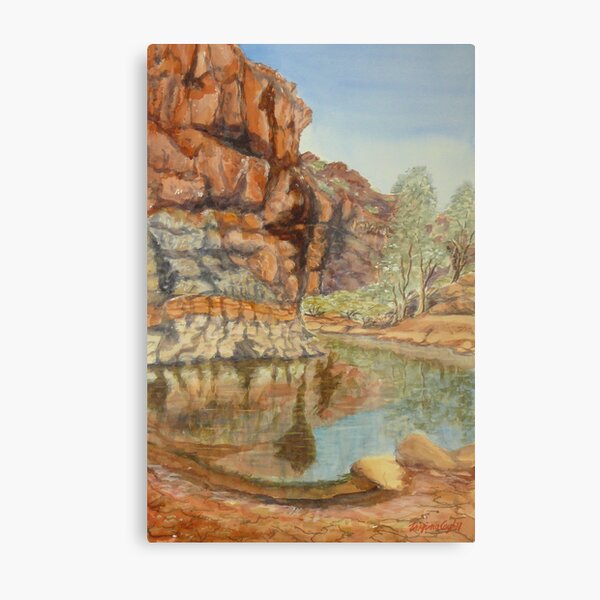 Item preview, Barraranna Waterhole, Flinders Ranges designed and sold by Virginia  Coghill.