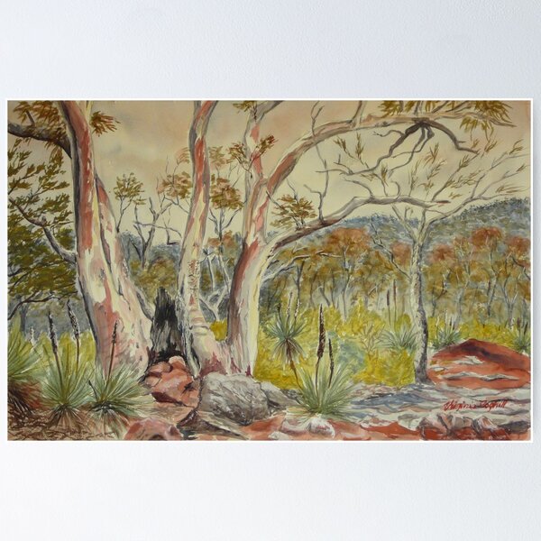 Item preview, Charred tree, Dutchmans Stern NP, Flinders Ranges designed and sold by Virginia  Coghill.