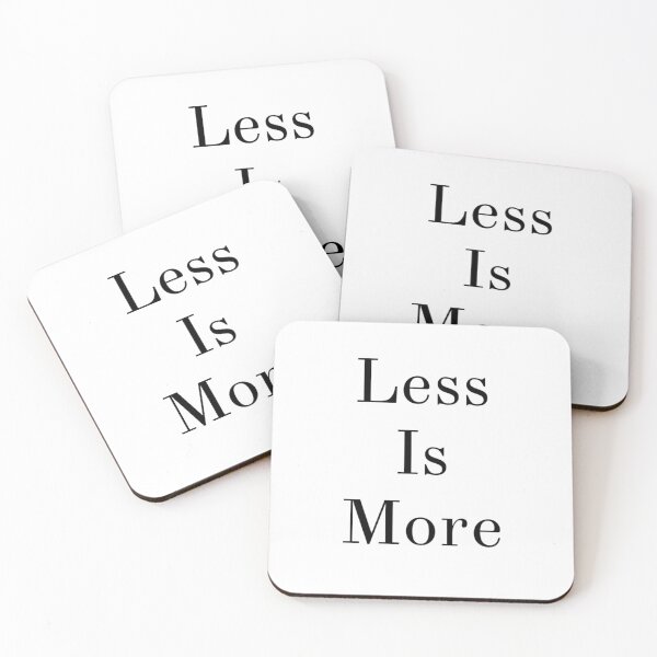 Item preview, Less is more designed and sold by PositiveImpulse.