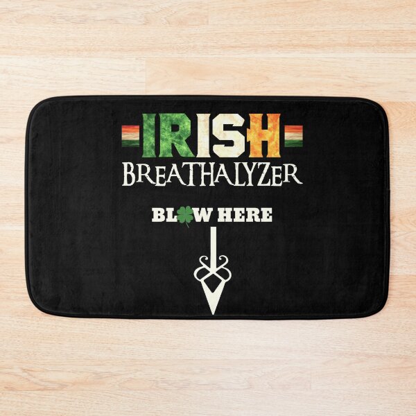 Item preview, Irish Breathalyzer Blow Here - Funny St Patricks Day Drinker designed and sold by Dressed For  Duty.
