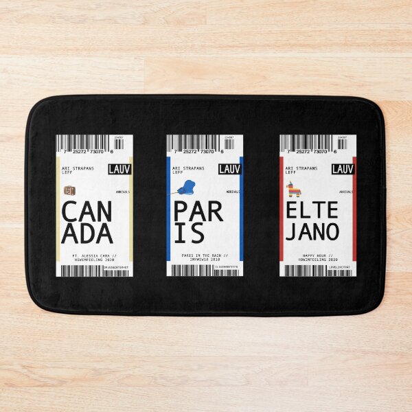 Item preview, lauv plane ticket - sticker pack designed and sold by kingofmyheart.