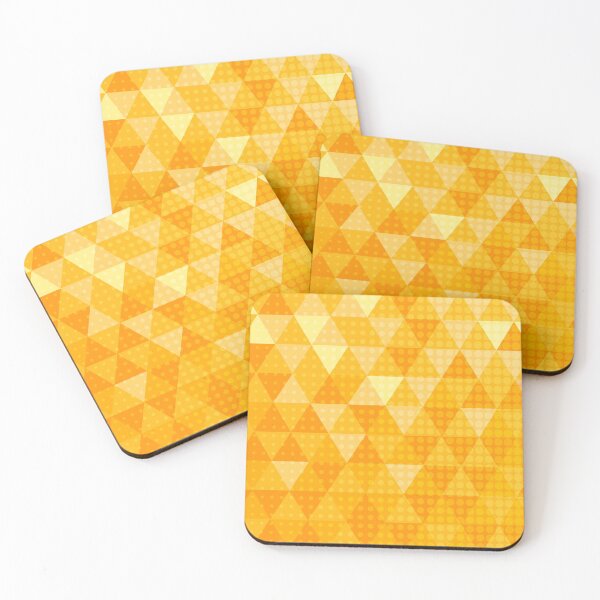 Item preview, Yellow triangles and dots pattern designed and sold by GoDesign1.