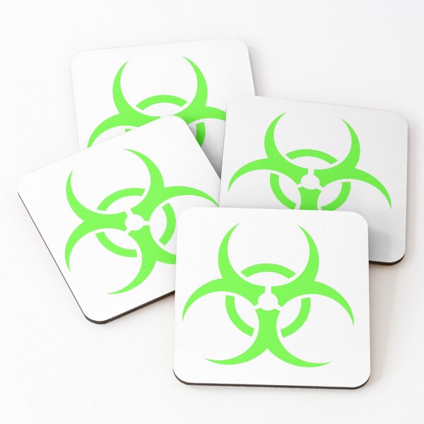 Item preview, Biohazard sign bright green designed and sold by Maks08.