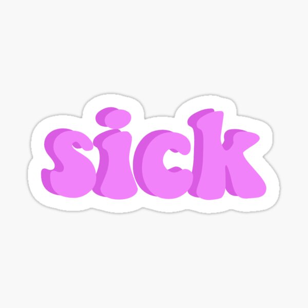 purple-sick-sticker-sticker-for-sale-by-catterinad-redbubble