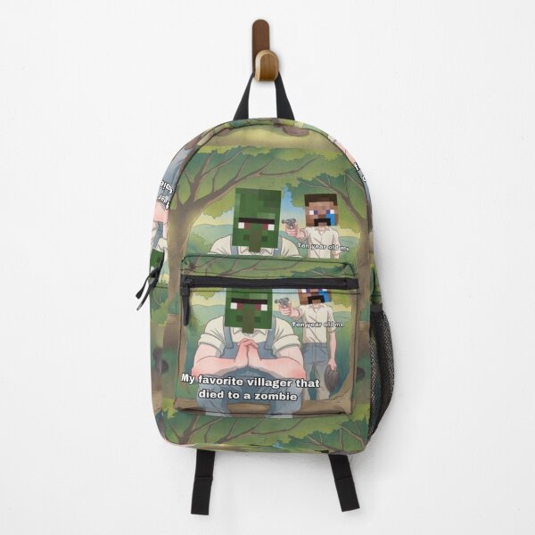 minecraft zombie backpack