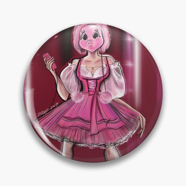 Item preview, Villanelle Pig fashion costume actress designed and sold by PG Illustration.