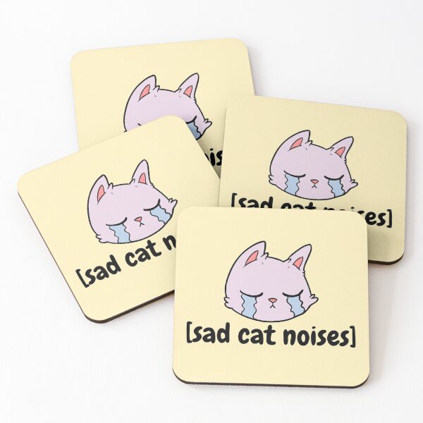 Item preview, Sad Cat Noises designed and sold by DWaffleDesigns.
