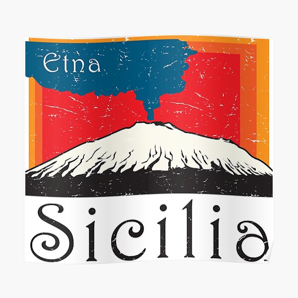 Mount Etna Posters Redbubble