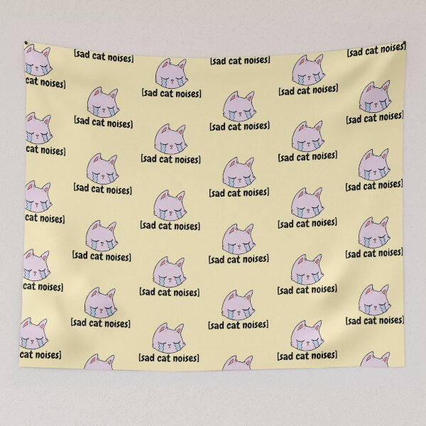 Item preview, Sad Cat Noises designed and sold by DWaffleDesigns.