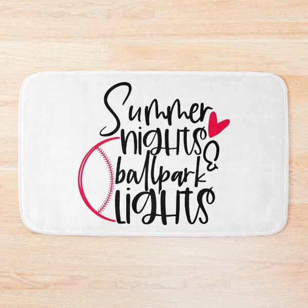 Item preview, Summer nights & ballpark lights designed and sold by purpleblobart.