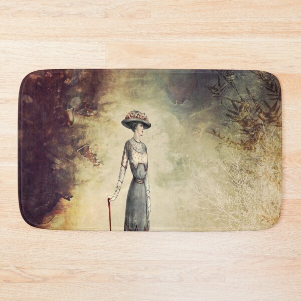 Item preview, VINTAGE FASHION LADY IN ABSTRACT FOREST designed and sold by Pia Schneider.