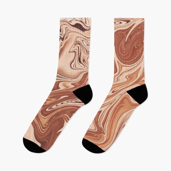 Item preview, Coffee Sandstone Abstract Liquid Marble designed and sold by BirdShapes.