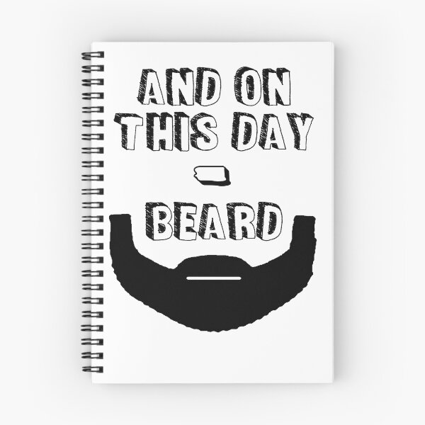 Item preview, ...And On This Day Beard designed and sold by appfoto.