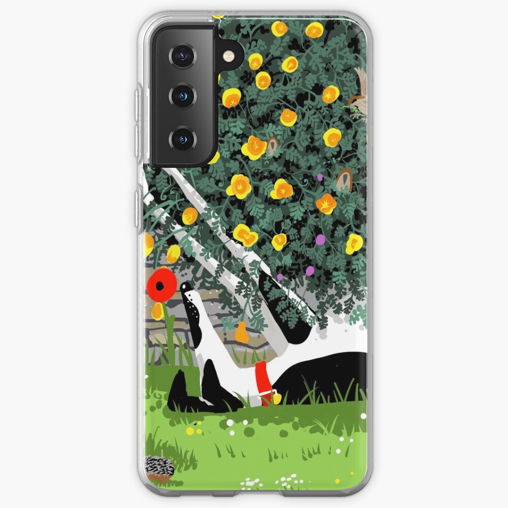 The Cowhound and the Yellow Flowers Case & Skin for Samsung Galaxy