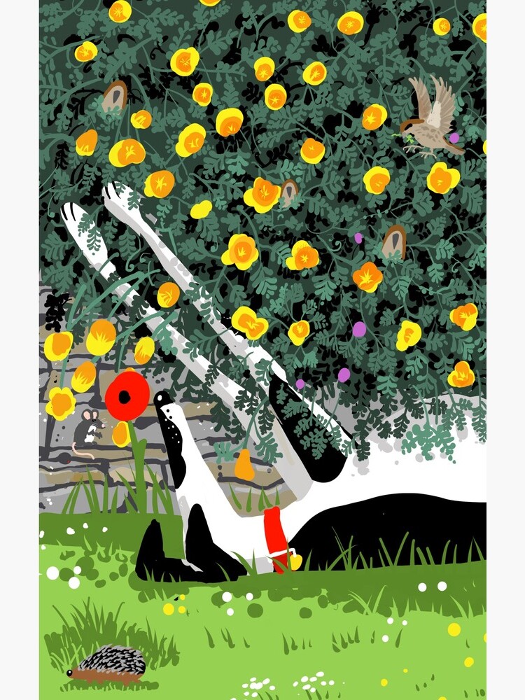 The Cowhound and the Yellow Flowers by RichSkipworth