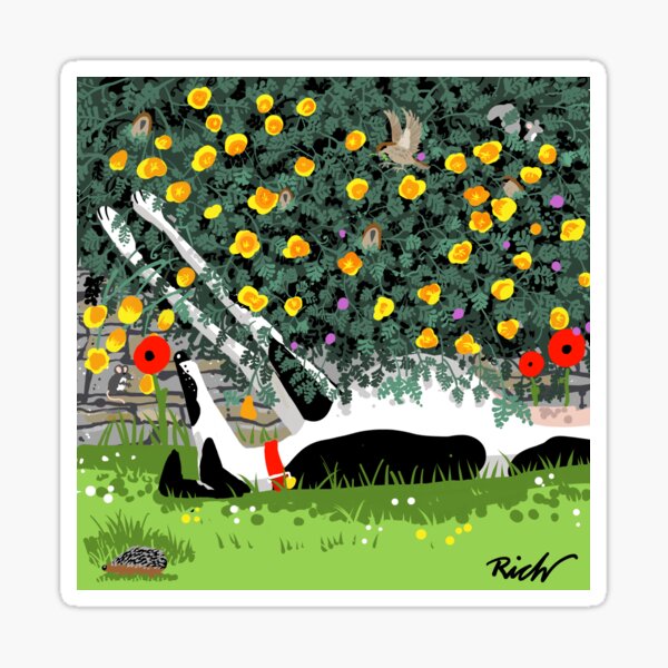 Item preview, The Cowhound and the Yellow Flowers designed and sold by RichSkipworth.