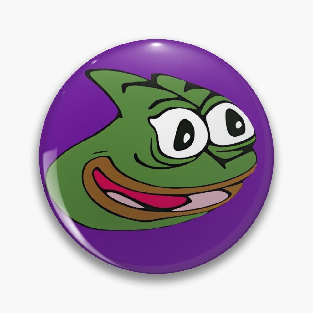 Pepega Twitch Emote  Pin for Sale by TheZecrom