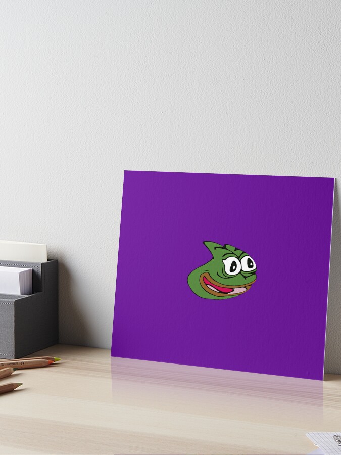 Pepega in HD Twitch Emote | Art Board Print