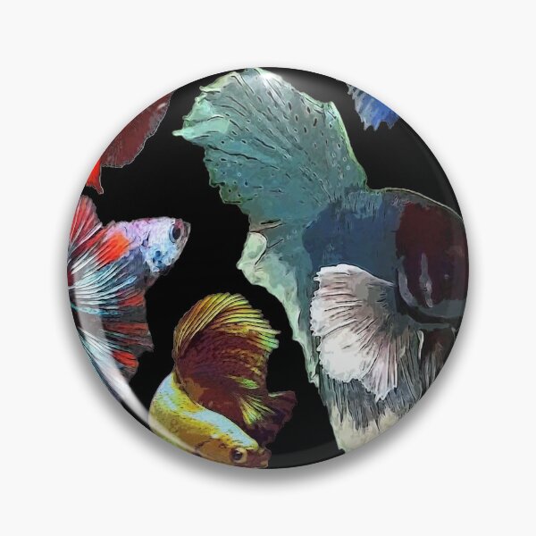 Item preview, Betta Fish Colour Collage 6 designed and sold by GFishy.