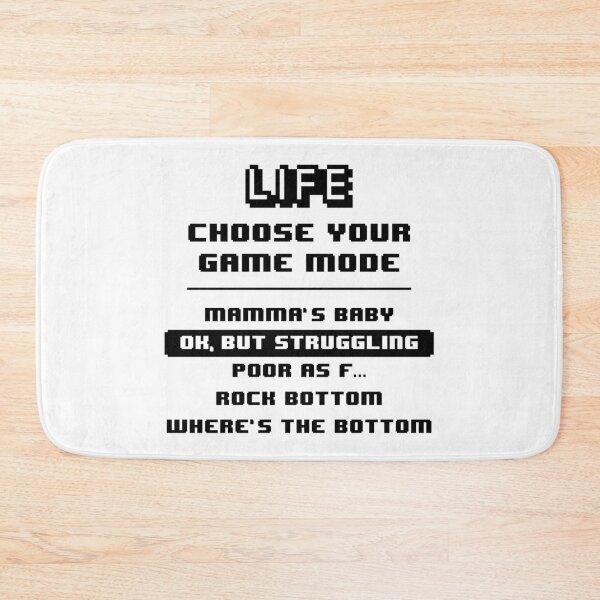 Item preview, Life Game Mode - Struggling designed and sold by crismk.