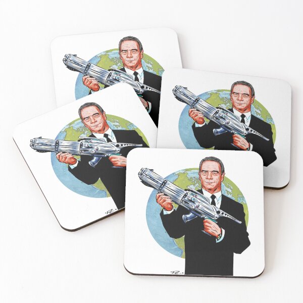 Item preview, Tommy Lee Jones - An illustration by Paul Cemmick designed and sold by TIGERDAVER.