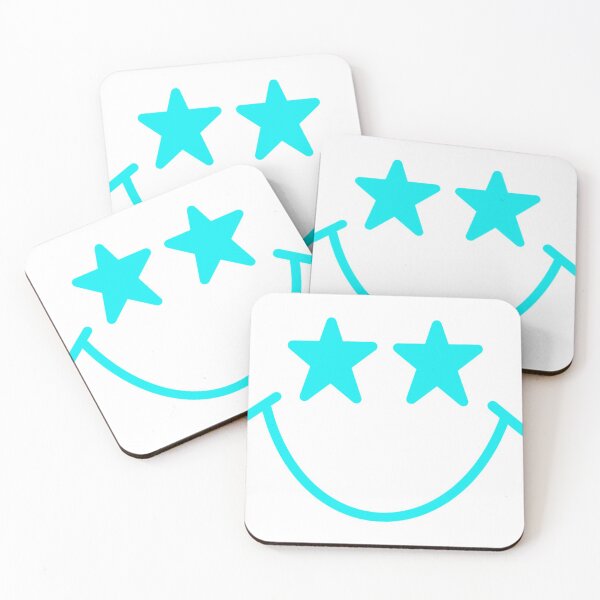 Item preview, Blue starry eyed smiley designed and sold by lexir23.