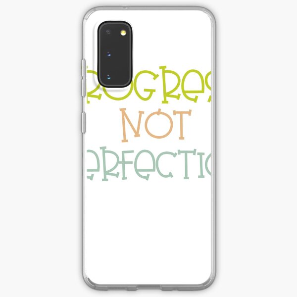 Progress not perfection Samsung Galaxy Soft Case