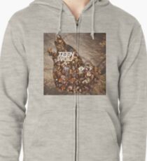 Teen wolf forest Zipped Hoodie