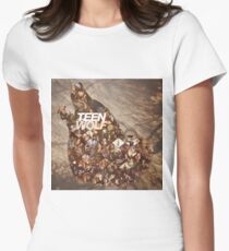 Teen wolf forest Women's Fitted T-Shirt