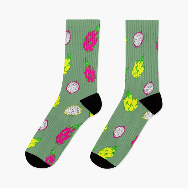 Item preview, Khaki Dragon fruit print designed and sold by Pippywhippy.