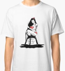 Sexy black Ink T-shirt Girl Classic T-Shirt