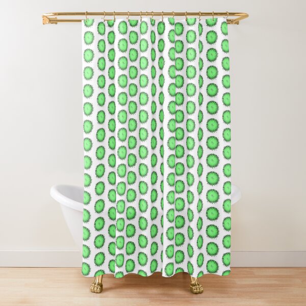 Is it a curveball? Shower Curtain