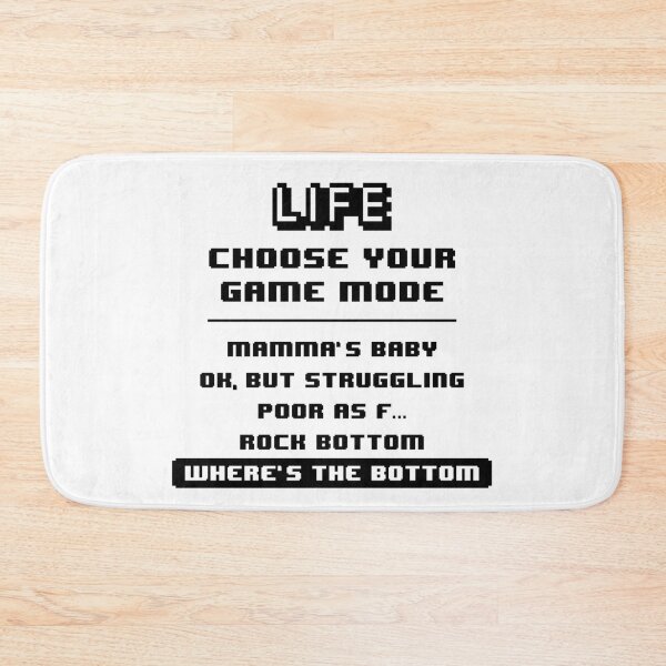Item preview, Life Game Mode - Where's the Bottom designed and sold by crismk.