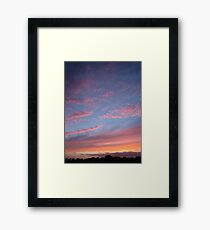 " A Guernsey Sunset " Framed Print