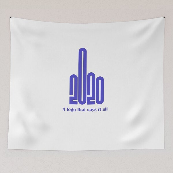 Item preview, 2020 Covid Year - finger shape - blue  designed and sold by Nccrypt.