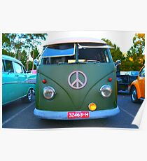 Hippy Print Poster