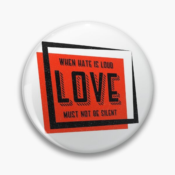 Item preview, When Hate Is Loud designed and sold by artworkbyrihen.