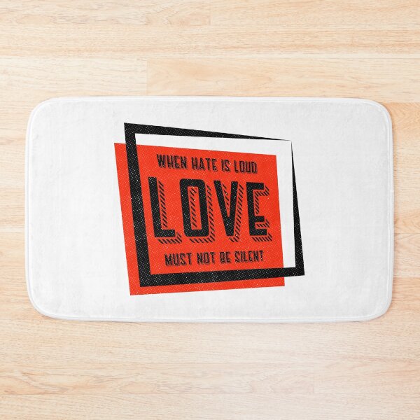 Item preview, When Hate Is Loud designed and sold by artworkbyrihen.