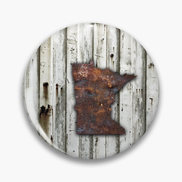 Item preview, Rusty Minnesota Shape designed and sold by Jared Davies.