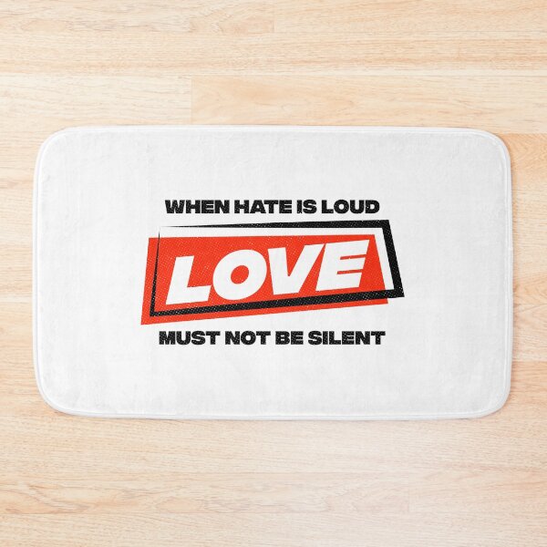 Item preview, When Hate Is Loud designed and sold by artworkbyrihen.