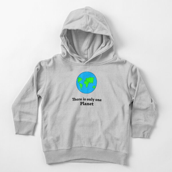 There Is Only One Planet Toddler Pullover Hoodie