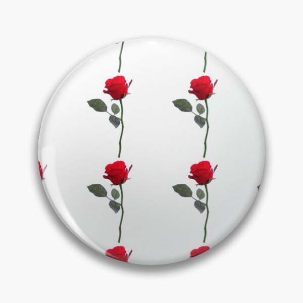 Item preview, RED ROSE PATTERN ART ON WHITE designed and sold by sharlesart.
