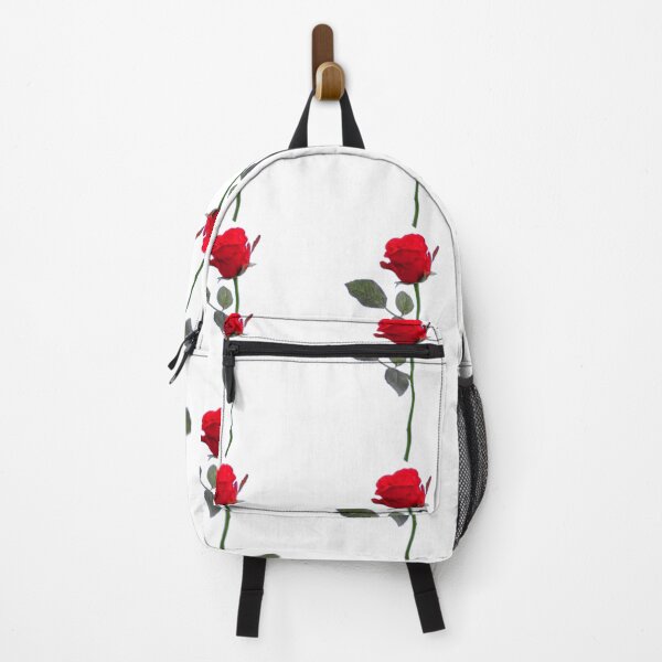 Item preview, RED ROSE PATTERN ART ON WHITE designed and sold by sharlesart.