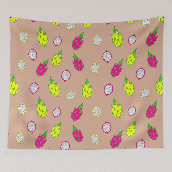 Item preview, Terracotta Dragon fruit print designed and sold by Pippywhippy.